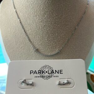 Park Lane Silver “happy” Necklace and Earring Set